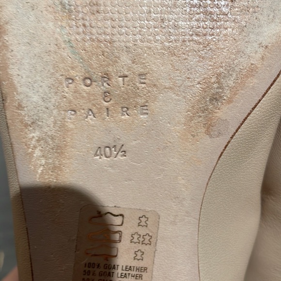 Porte and Paire Nude Ballet Flats size IT40.5 - Picture 7 of 7